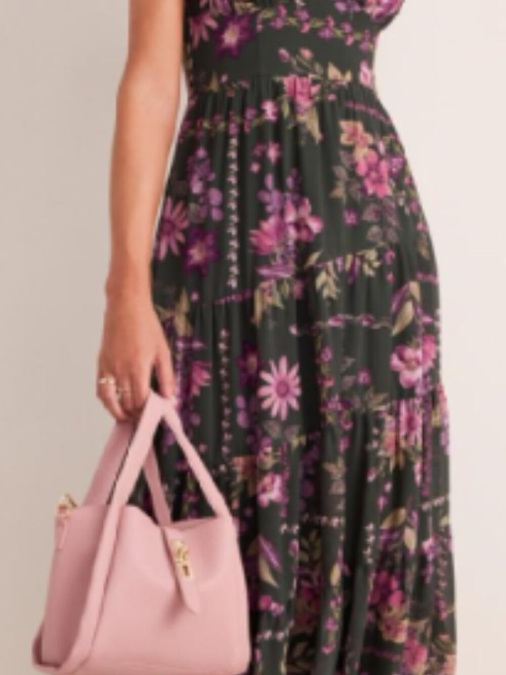 NWT Francesca's Midi Floral Dress Small